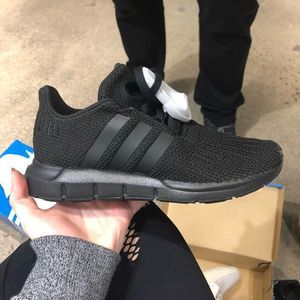 Black Adidas Swift Run Sneakers